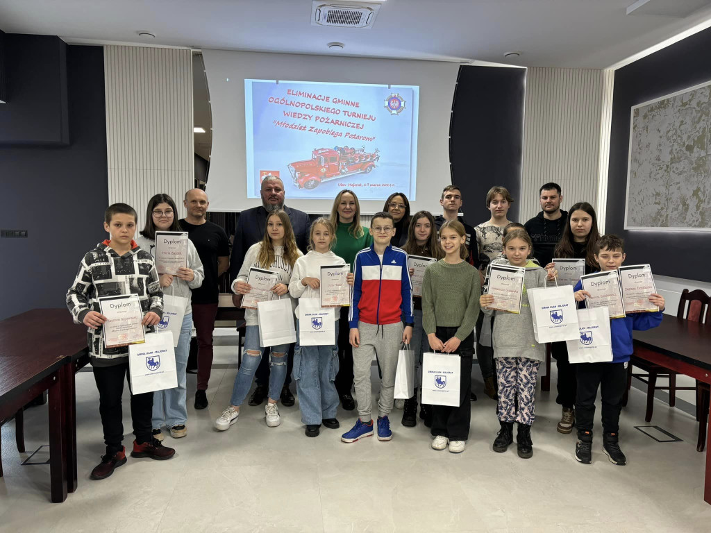 Gminne eliminacje turnieju wiedzy o pożarnictwie