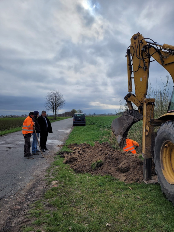 Początek remontu ul. Wiskowskiej w Komarówce