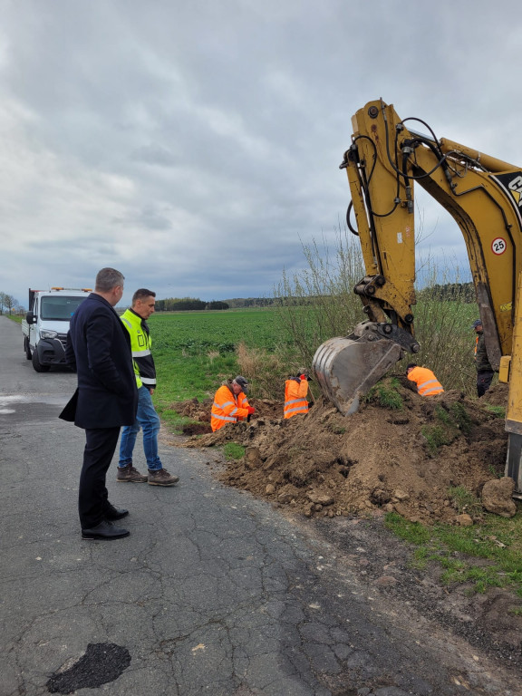 Początek remontu ul. Wiskowskiej w Komarówce
