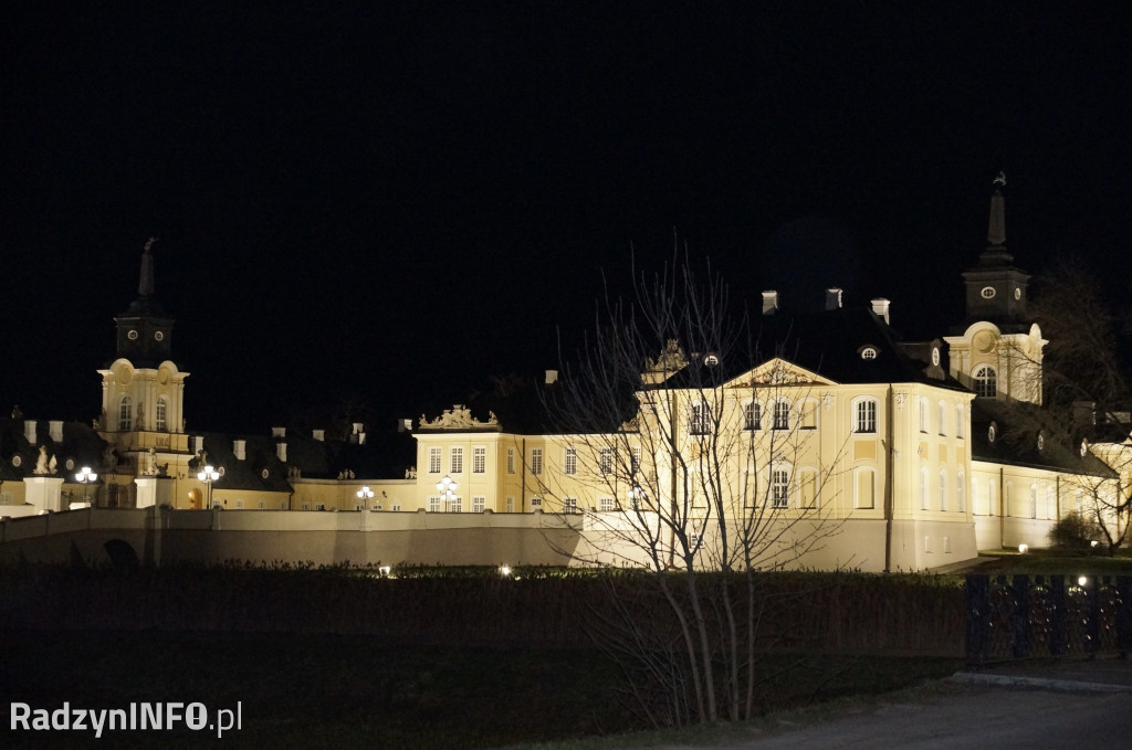 Podświetlenie pałacu Potockich