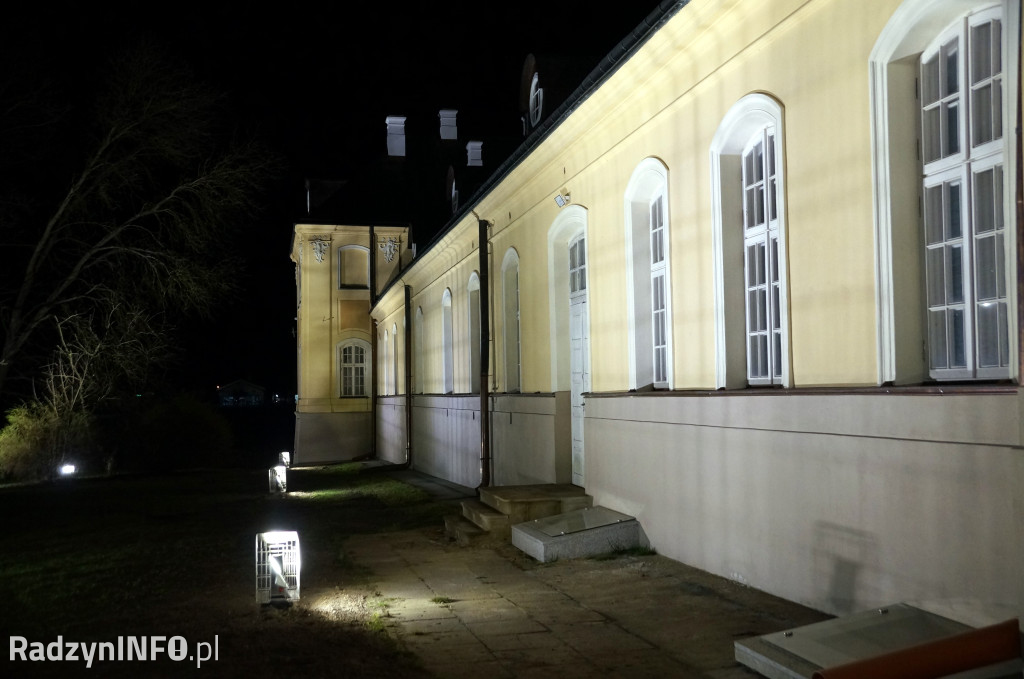 Podświetlenie pałacu Potockich