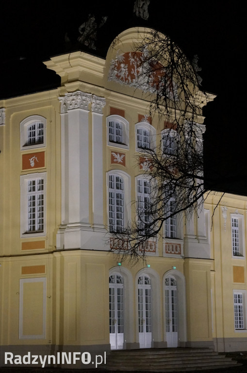 Podświetlenie pałacu Potockich