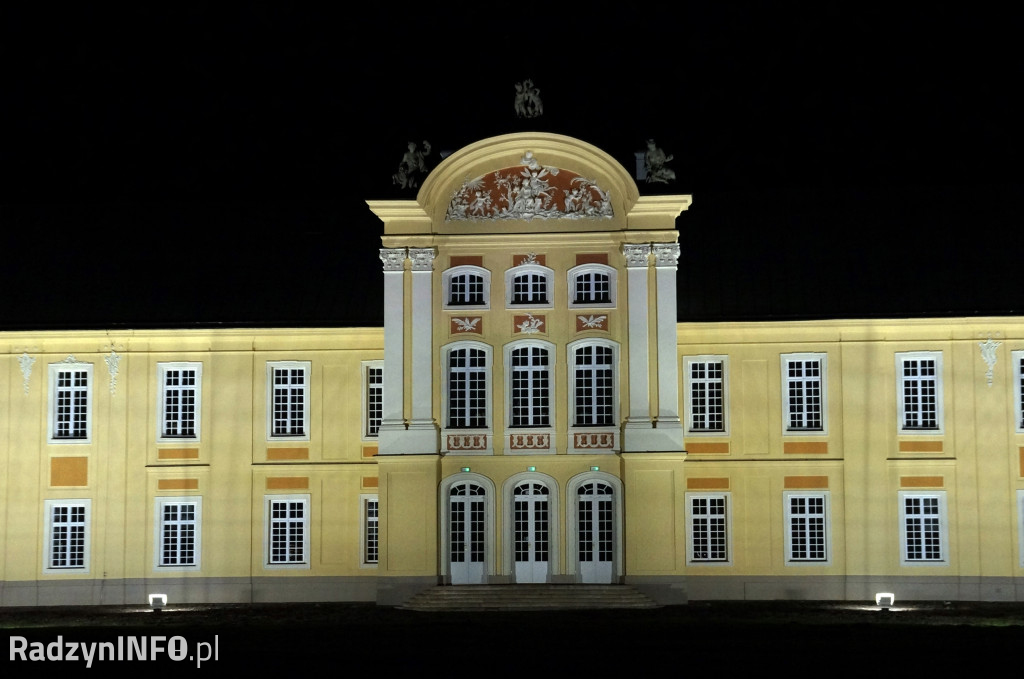 Podświetlenie pałacu Potockich