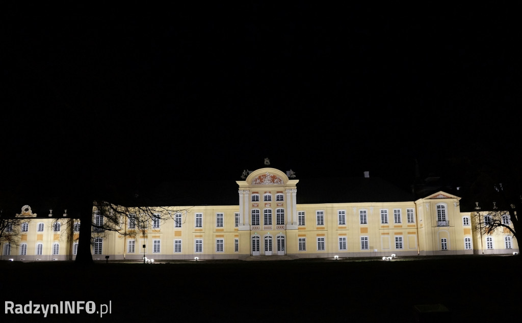 Podświetlenie pałacu Potockich