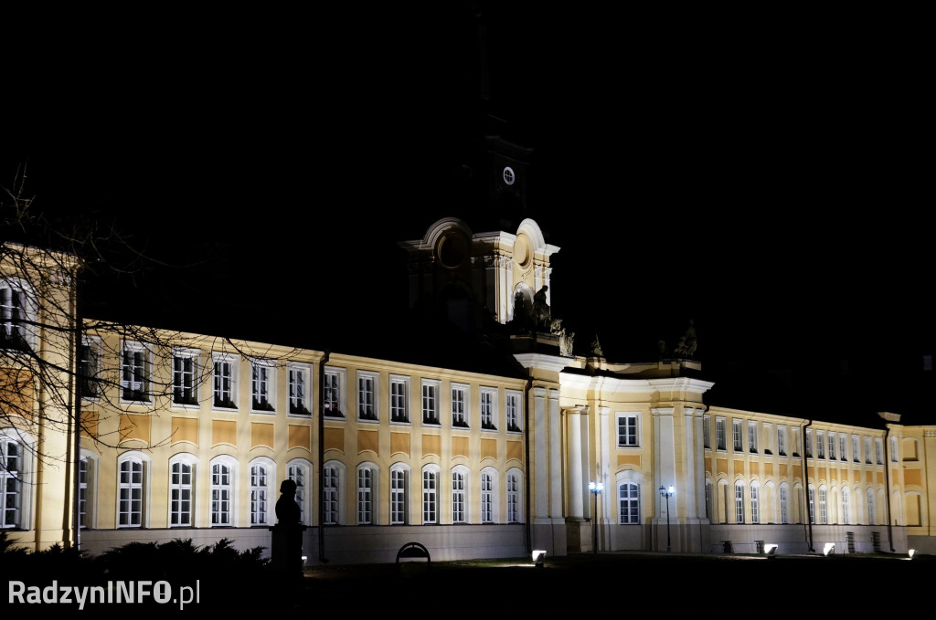 Podświetlenie pałacu Potockich