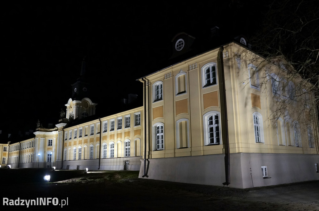 Podświetlenie pałacu Potockich