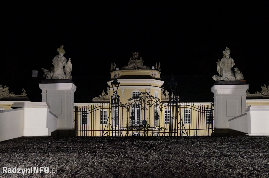 Podświetlenie pałacu Potockich