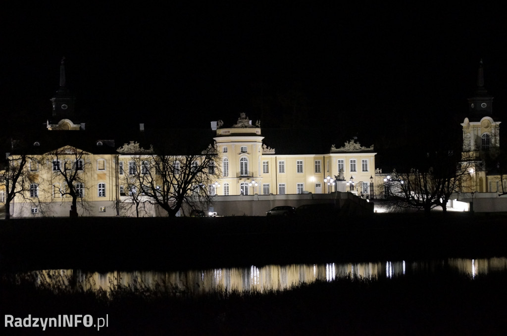 Podświetlenie pałacu Potockich