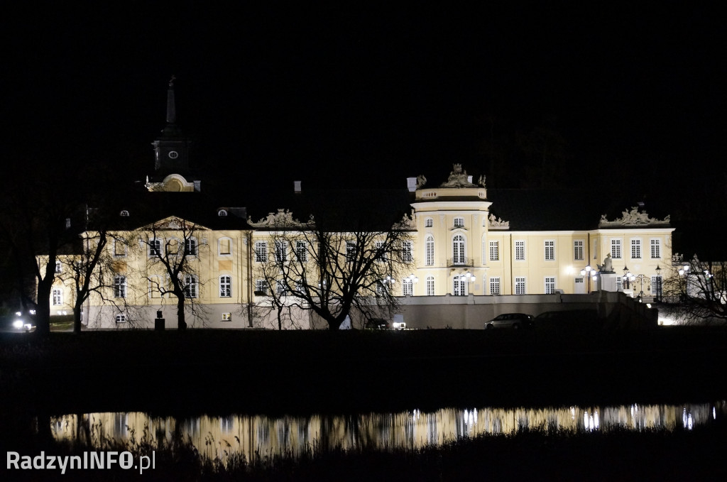Podświetlenie pałacu Potockich