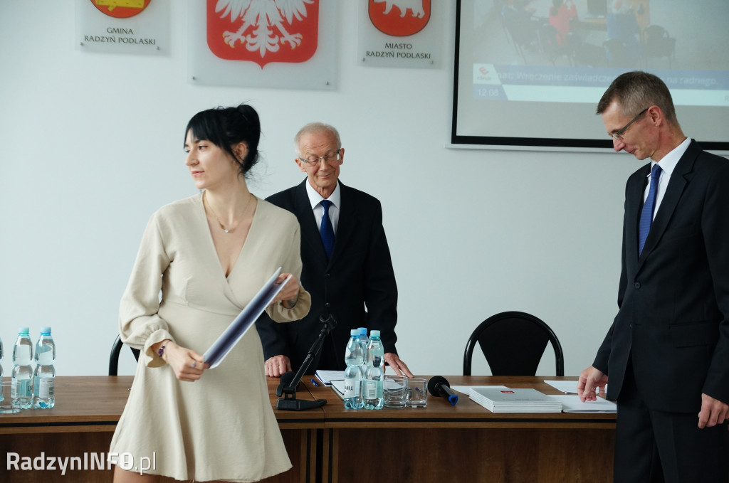 Pierwsza sesja Rady Miasta Radzyń Podlaski