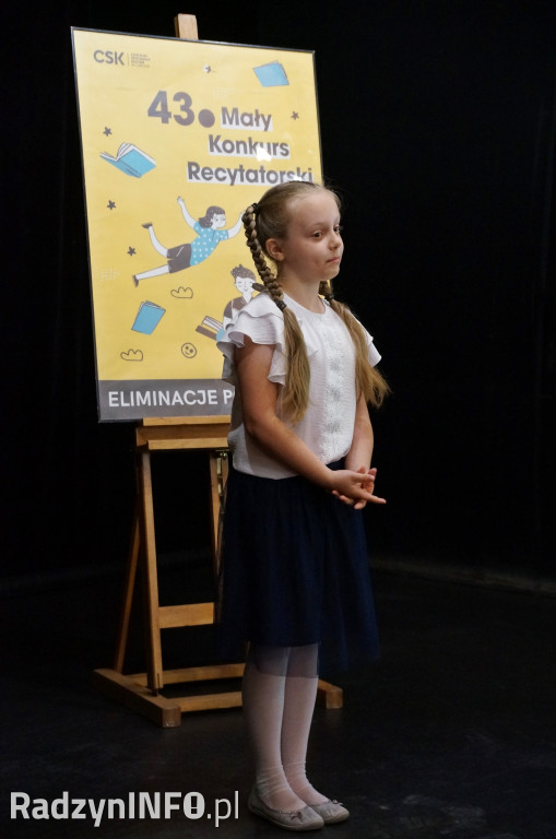 Eliminacje 43. Małego Konkursu Recytatorskiego