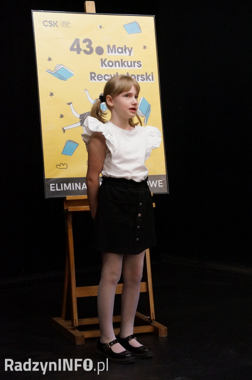 Eliminacje 43. Małego Konkursu Recytatorskiego