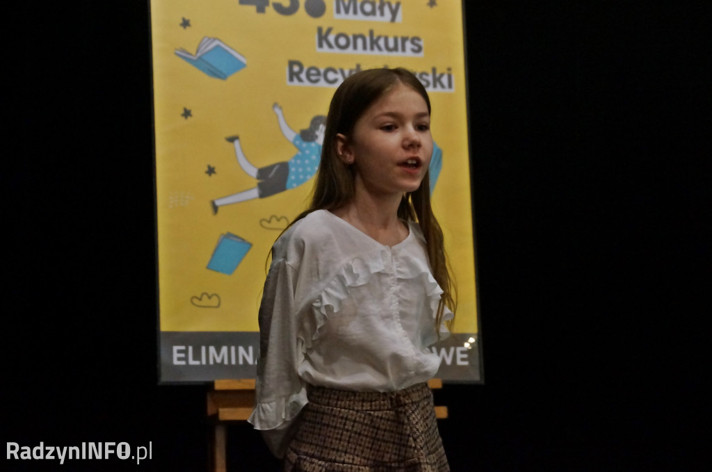 Eliminacje 43. Małego Konkursu Recytatorskiego