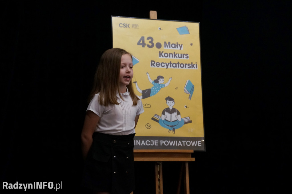 Eliminacje 43. Małego Konkursu Recytatorskiego