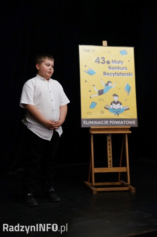 Eliminacje 43. Małego Konkursu Recytatorskiego