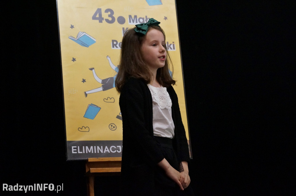 Eliminacje 43. Małego Konkursu Recytatorskiego