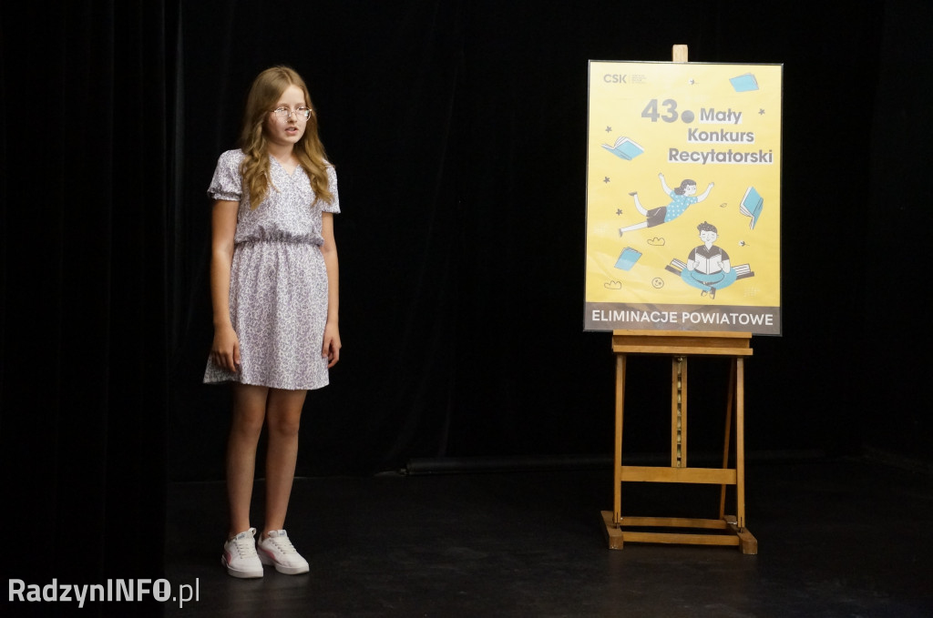Eliminacje 43. Małego Konkursu Recytatorskiego