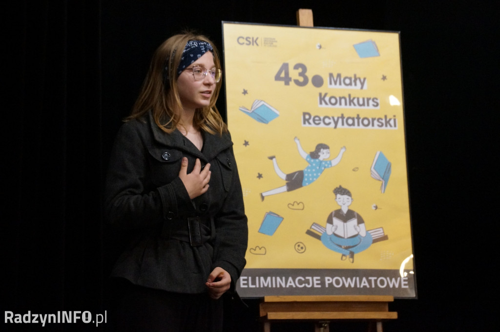 Eliminacje 43. Małego Konkursu Recytatorskiego