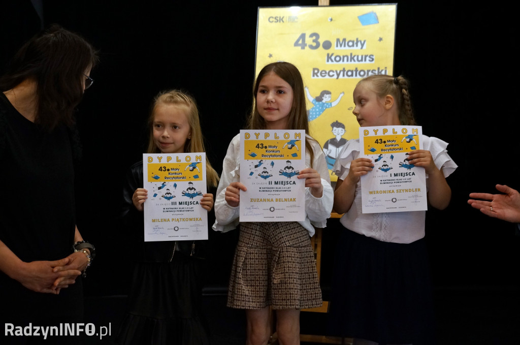 Eliminacje 43. Małego Konkursu Recytatorskiego