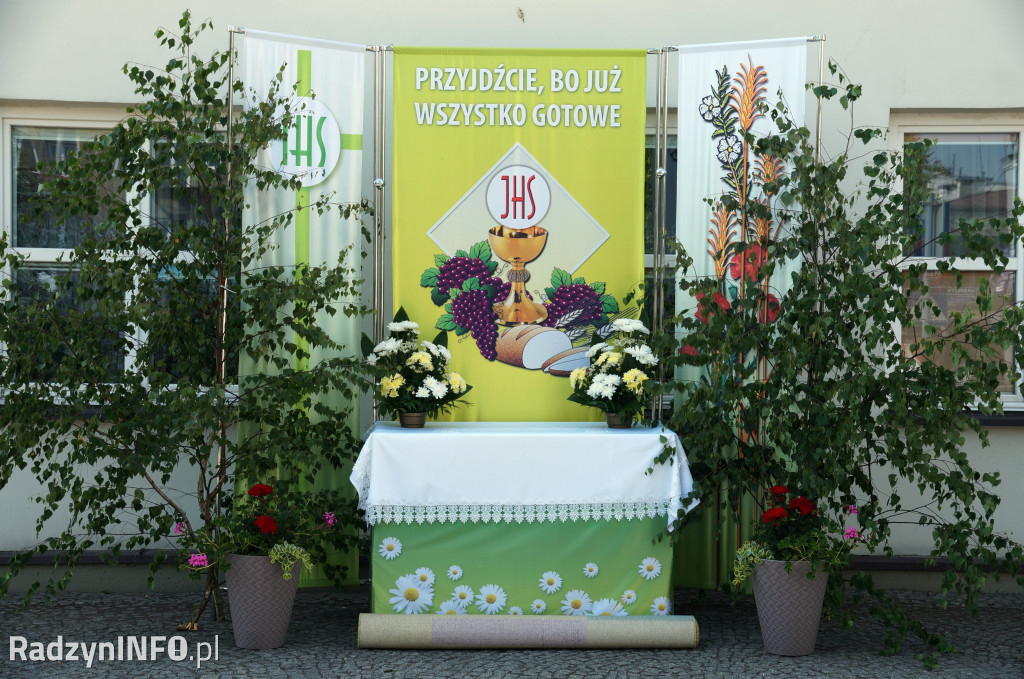 Boże Ciało w parafii Trójcy Świętej w Radzyniu