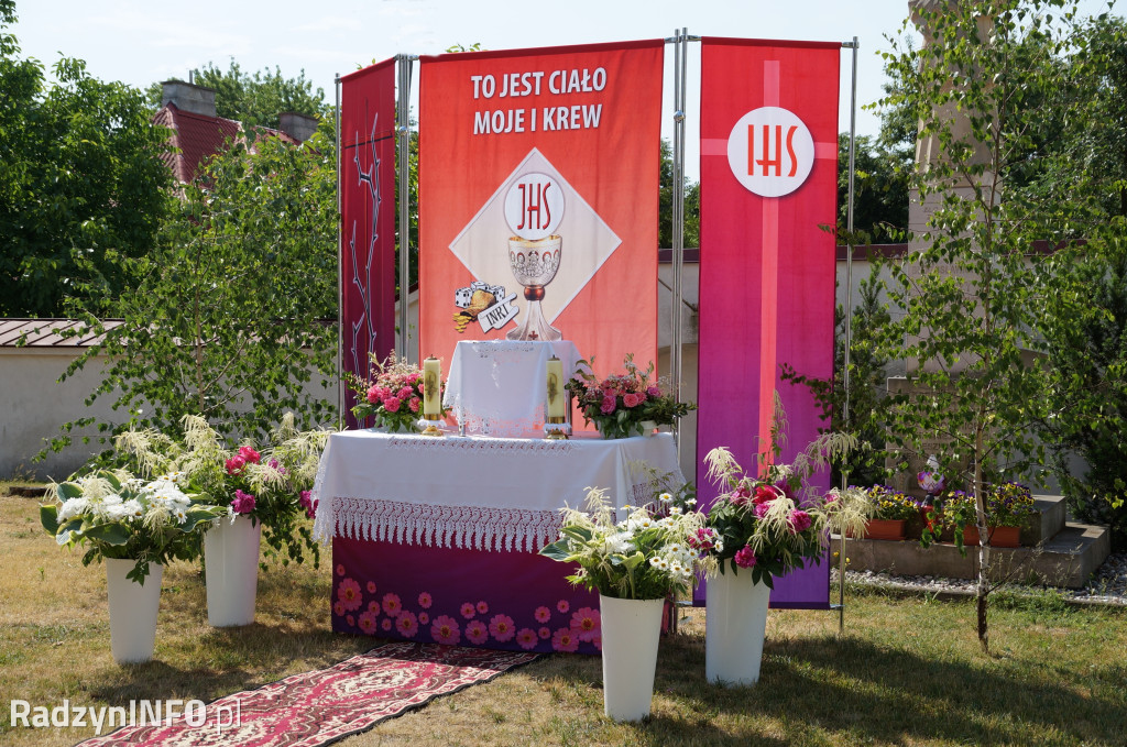 Boże Ciało w parafii Trójcy Świętej w Radzyniu