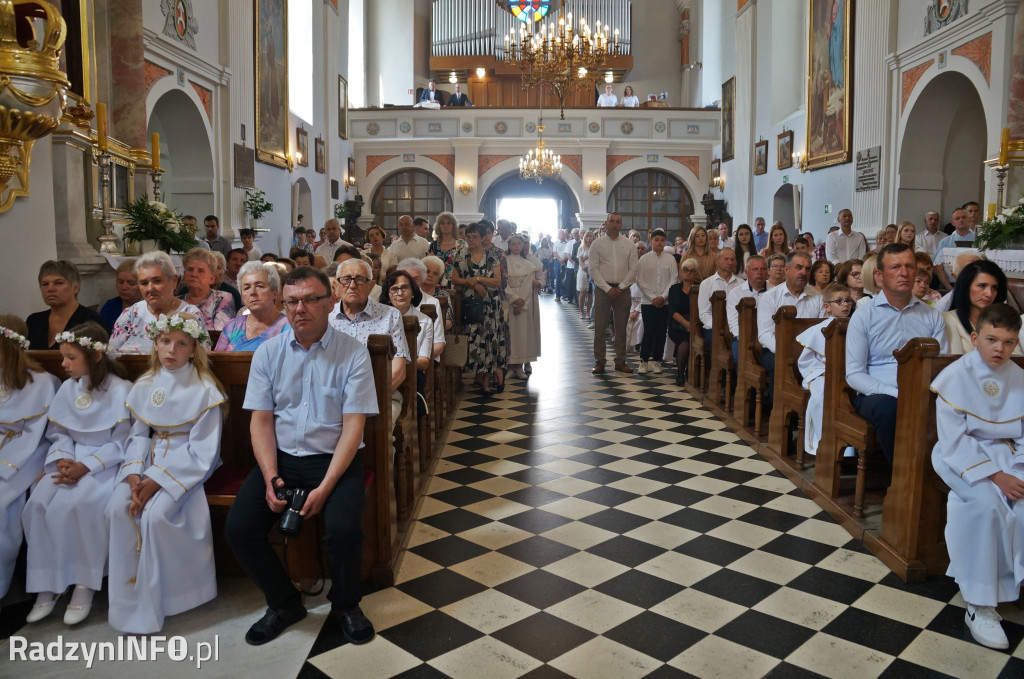 Boże Ciało w parafii Trójcy Świętej w Radzyniu