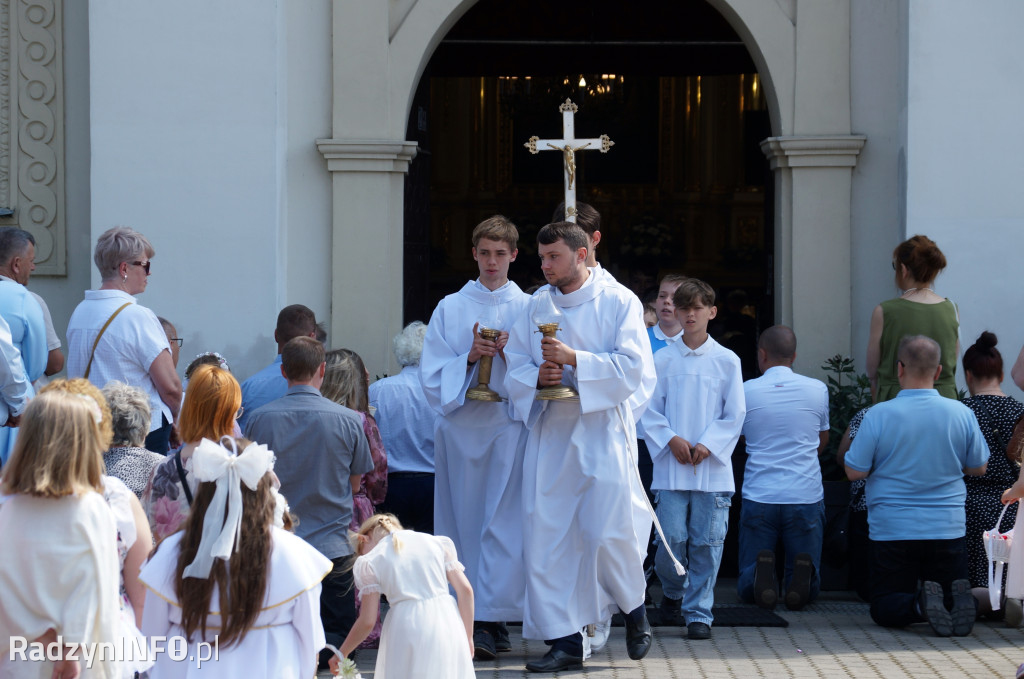 Boże Ciało w parafii Trójcy Świętej w Radzyniu