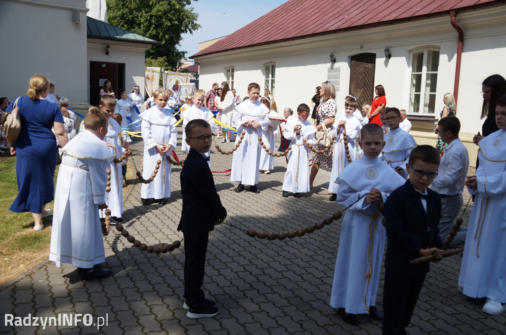Boże Ciało w parafii Trójcy Świętej w Radzyniu