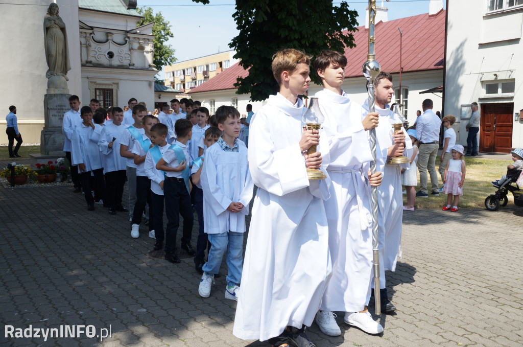 Boże Ciało w parafii Trójcy Świętej w Radzyniu