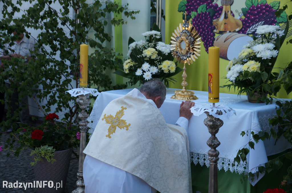 Boże Ciało w parafii Trójcy Świętej w Radzyniu