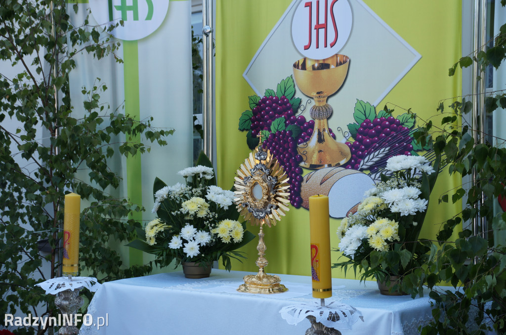 Boże Ciało w parafii Trójcy Świętej w Radzyniu