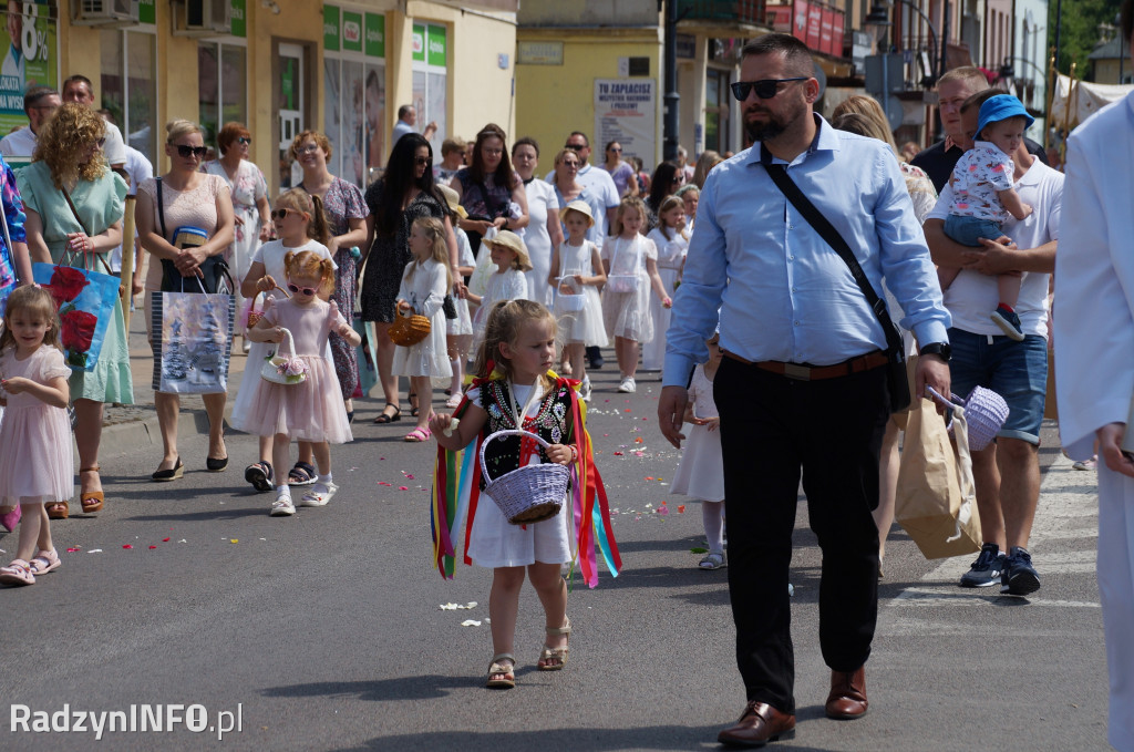Boże Ciało w parafii Trójcy Świętej w Radzyniu
