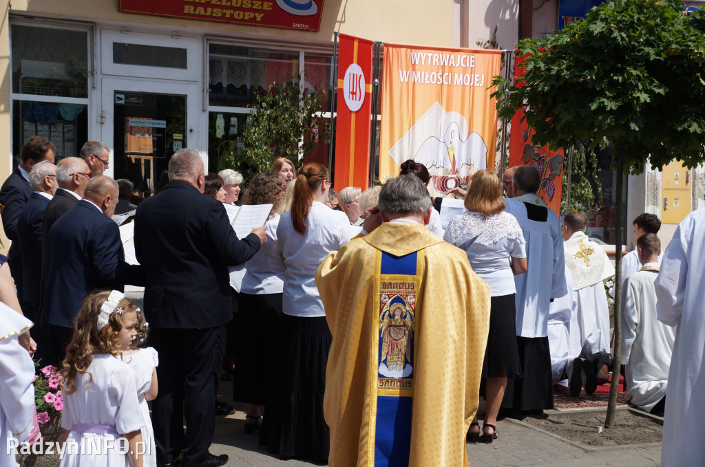 Boże Ciało w parafii Trójcy Świętej w Radzyniu