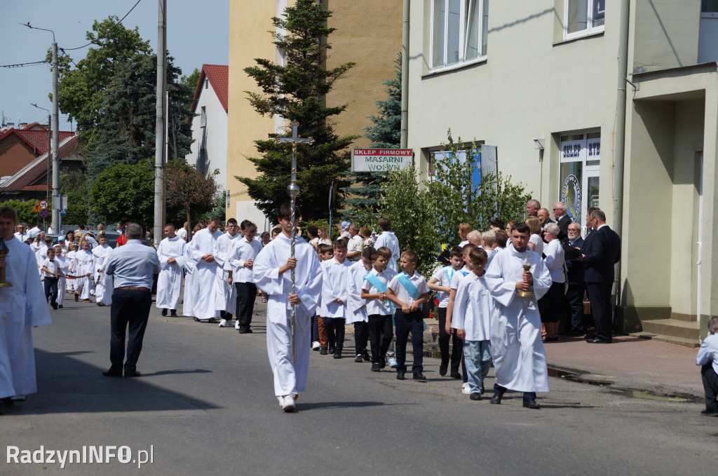 Boże Ciało w parafii Trójcy Świętej w Radzyniu