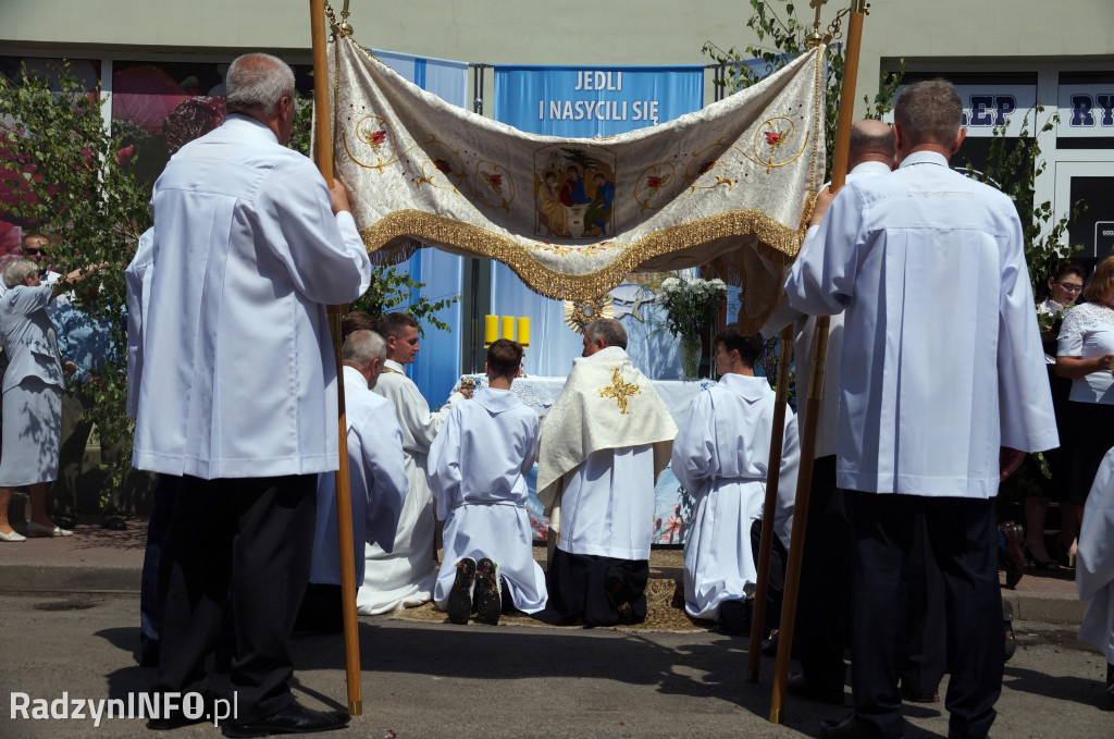 Boże Ciało w parafii Trójcy Świętej w Radzyniu