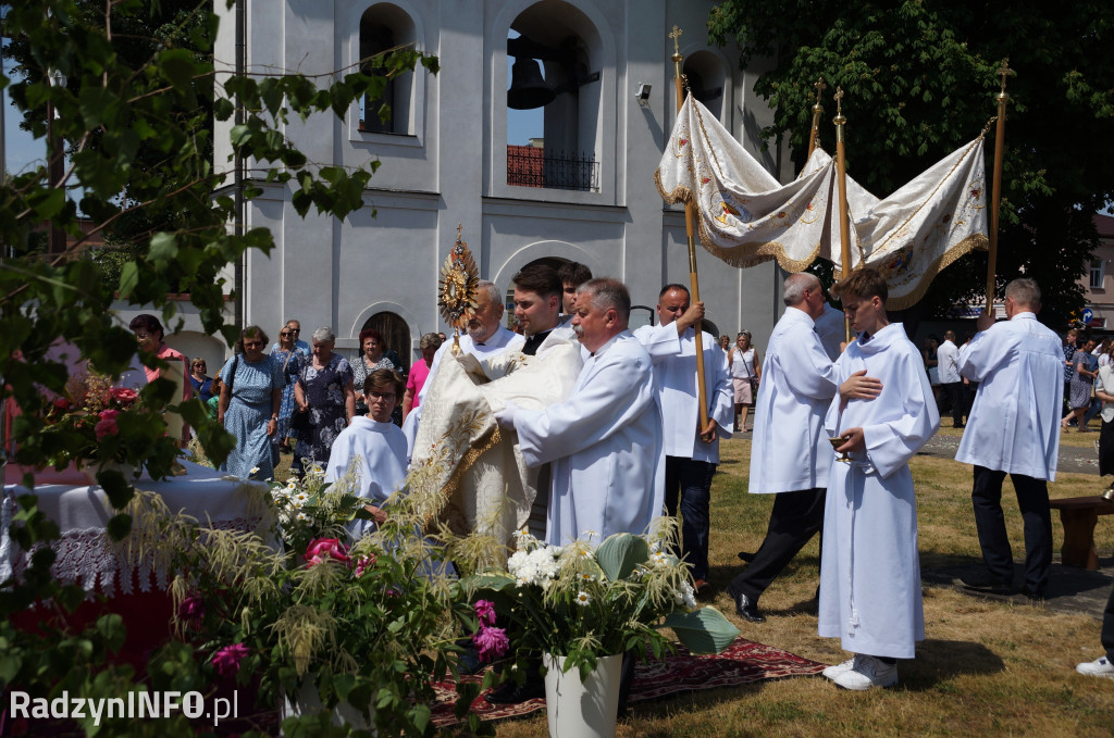 Boże Ciało w parafii Trójcy Świętej w Radzyniu