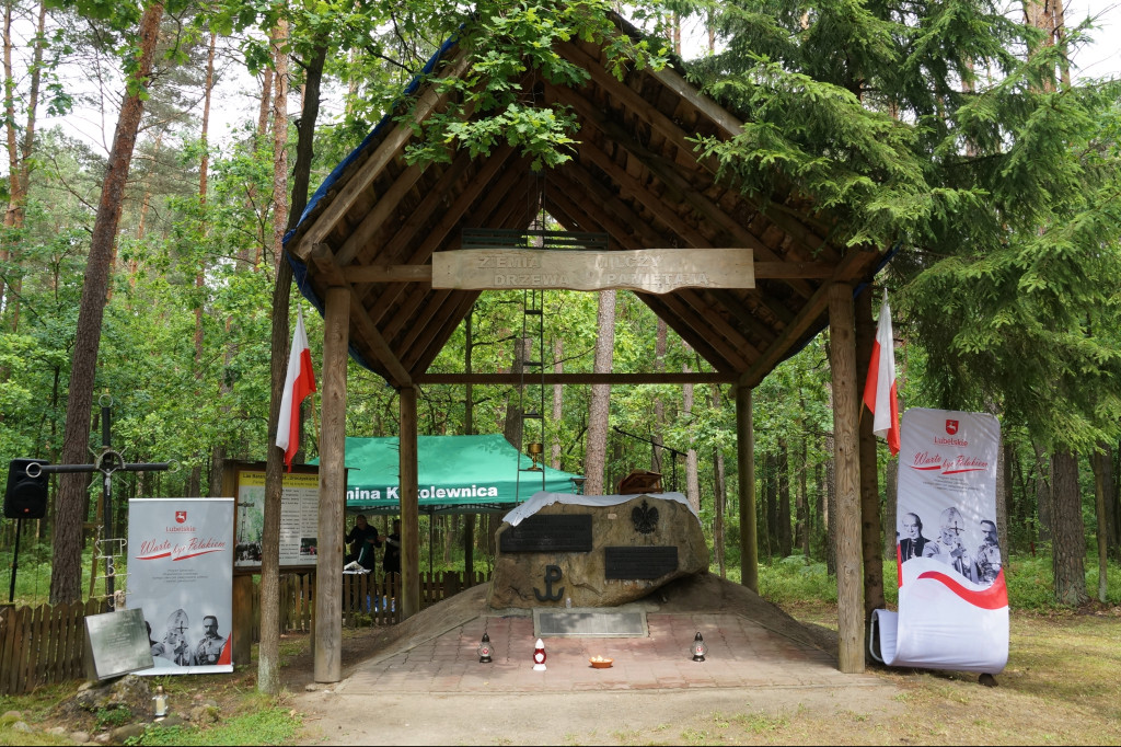 Uroczystość w lesie Baran w 2024 roku