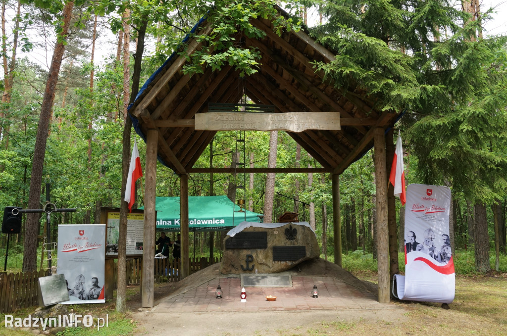 Uroczystość w lesie Baran w 2024 roku