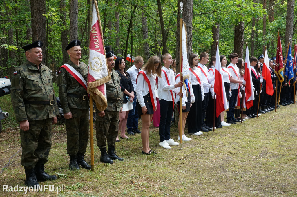 Uroczystość w lesie Baran w 2024 roku
