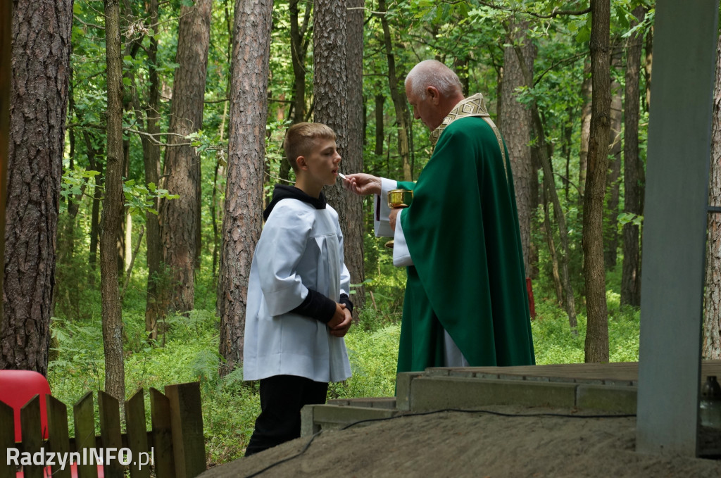 Uroczystość w lesie Baran w 2024 roku