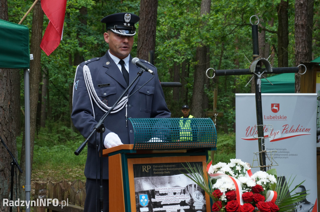 Uroczystość w lesie Baran w 2024 roku