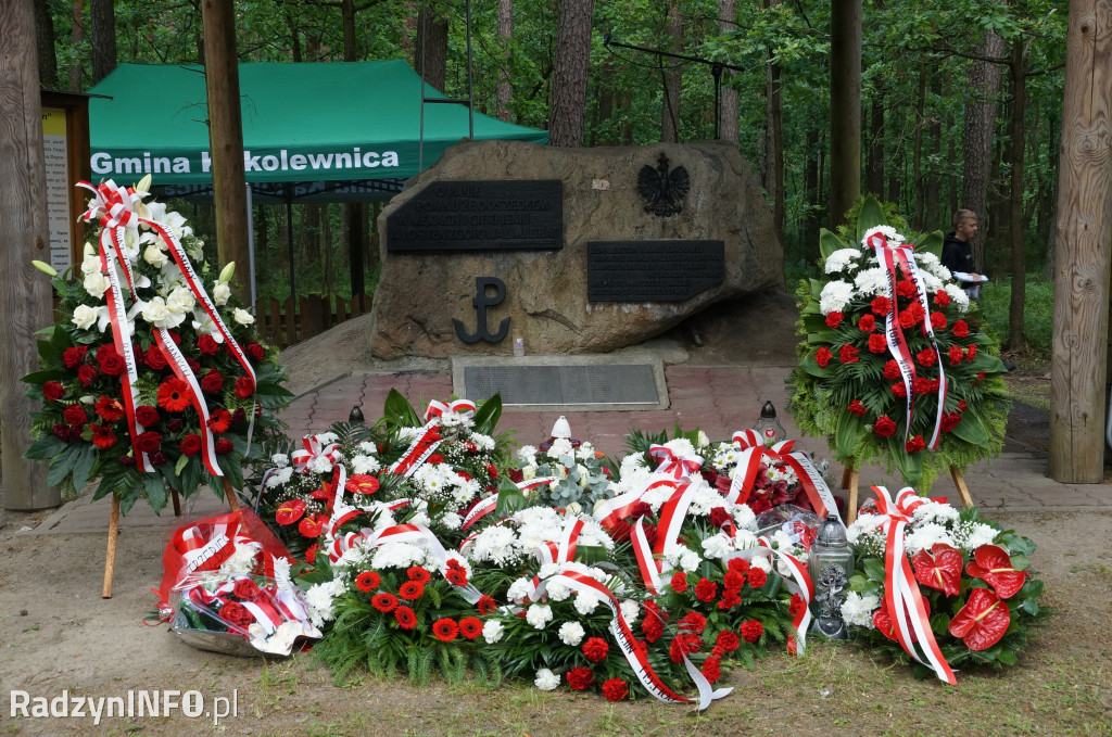 Uroczystość w lesie Baran w 2024 roku