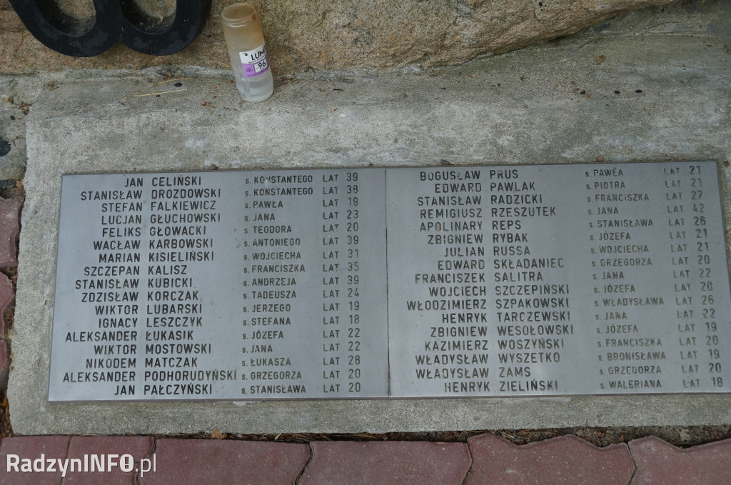 Uroczystość w lesie Baran w 2024 roku