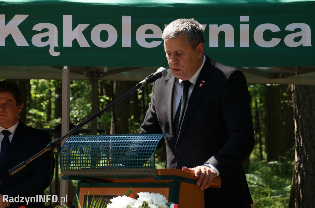 Uroczystość w lesie Baran w 2024 roku