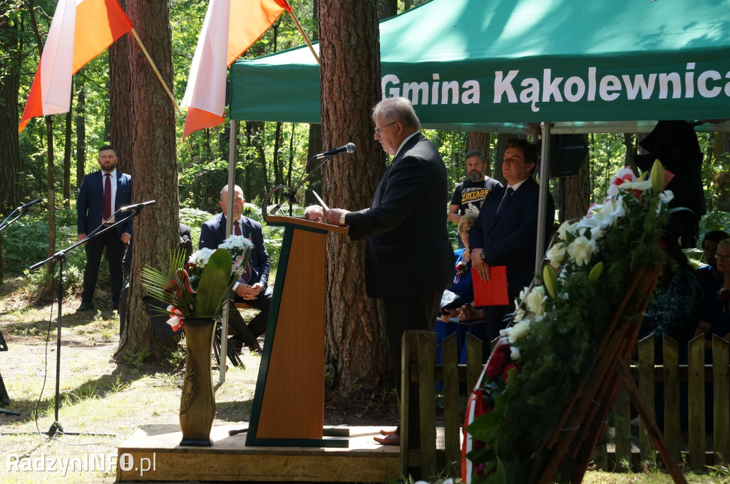 Uroczystość w lesie Baran w 2024 roku