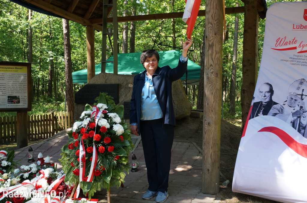 Uroczystość w lesie Baran w 2024 roku