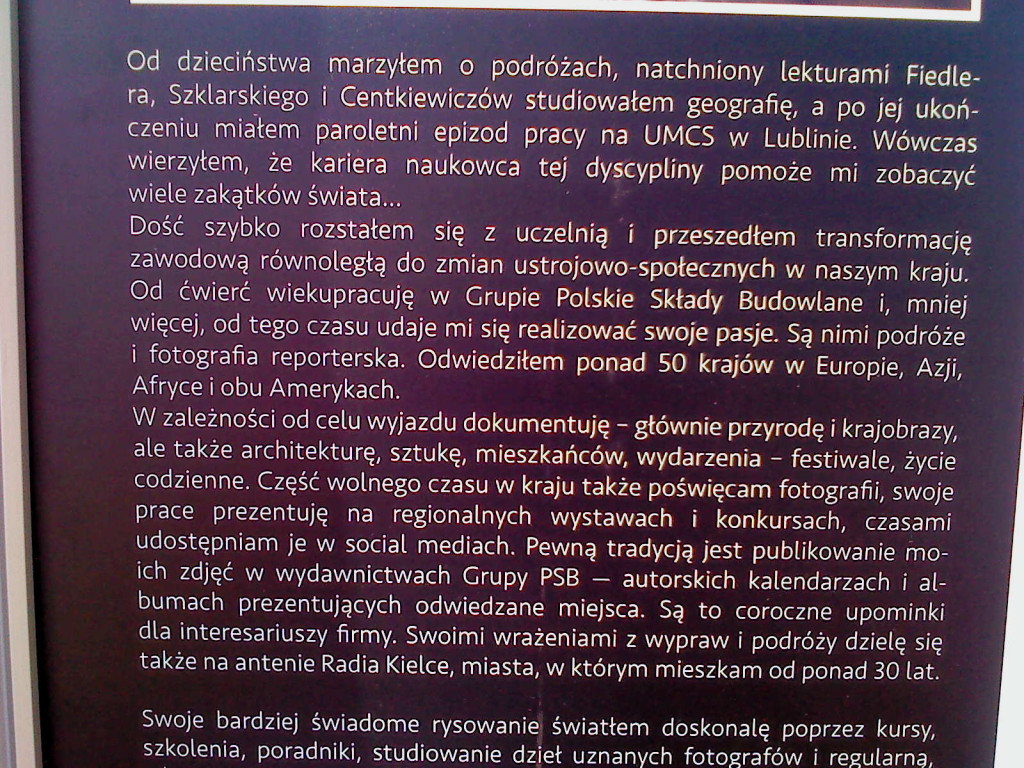 Wystawa zdjęć z Iranu, Bhutanu i Sudanu Płd.