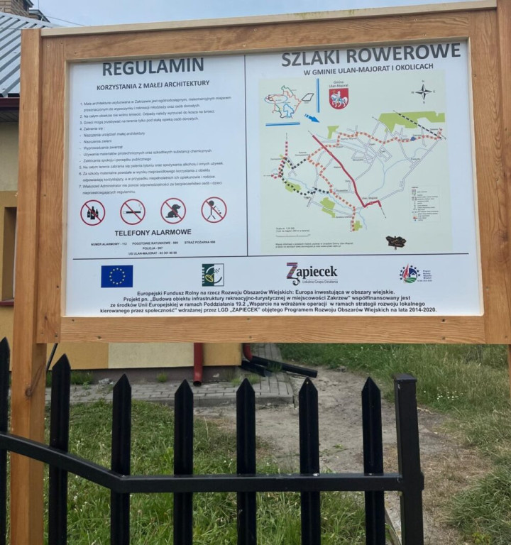 Nowa altana i miejsce na ognisko w Zakrzewie