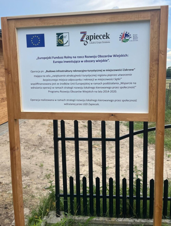 Nowa altana i miejsce na ognisko w Zakrzewie