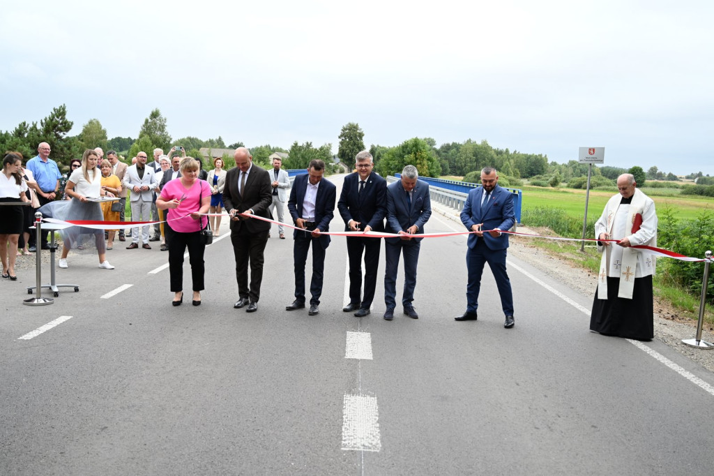 Otwarcie wyremontowanej drogi Borki-Bełcząc